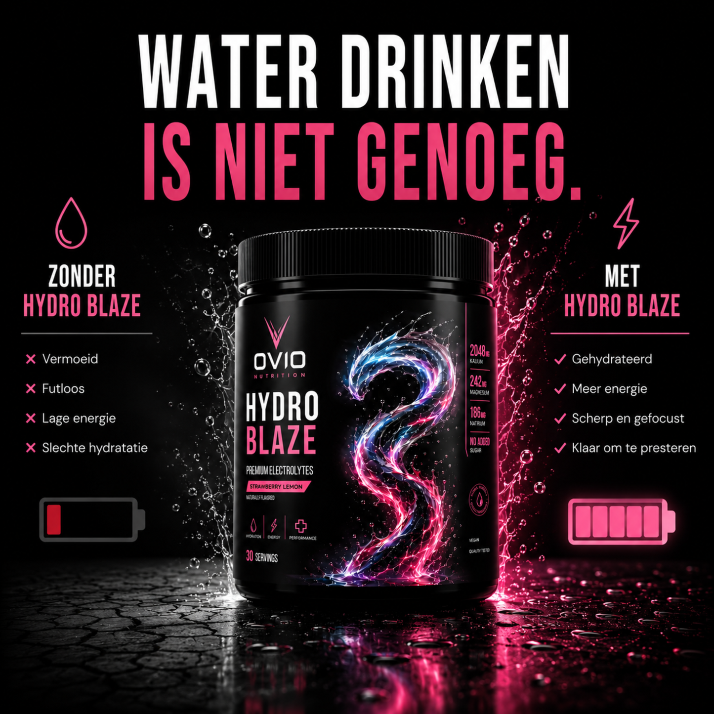 OVIO Hydro Blaze Strawberry Lemon