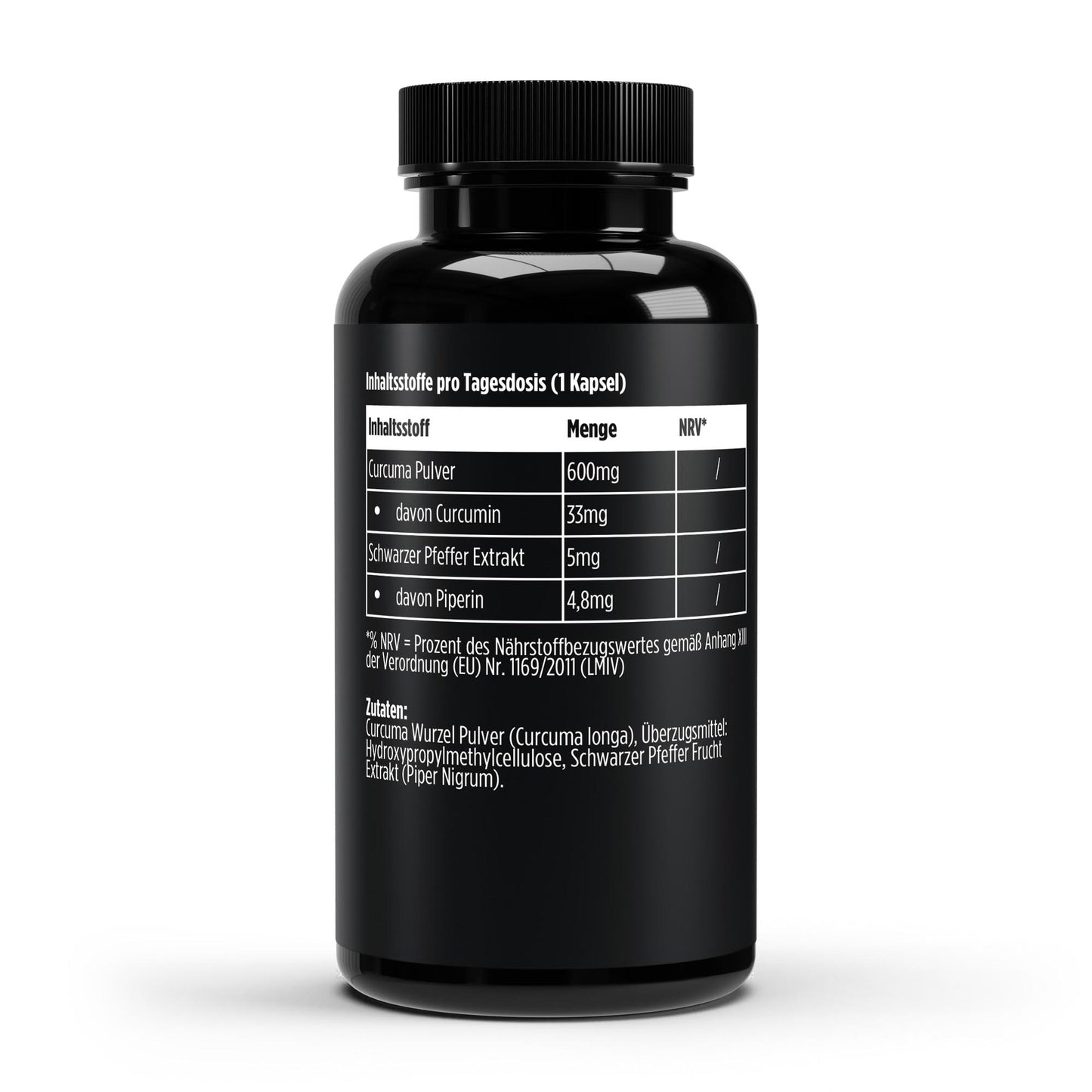 Turmeric + Piperine - 60 Capsules