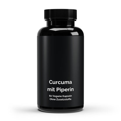 Turmeric + Piperine - 60 Capsules
